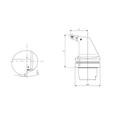 External Turning Tool Body PRSCR/L-C - Big-tools Industrial Supply Tools for Metal Cutting